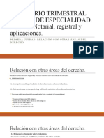 3. SEMINARIO TRIMESTRAL segunda clase, relación con otras áreas del derecho y fe pública