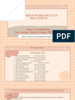 Kelompok 1 - Kelas 2B - Sasaran Pembanguan Millenium