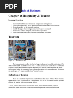 Chapter 16 Hospitality & Tourism: Fundamentals of Business