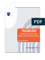 Trazabilidad. GS1 22p