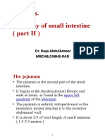 Anatomy of Small Intestine (Part II) : Lecture - 5