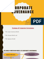 Systems of Corporate Governance Models