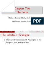 Chapter Two The Form: Roshan Kumar Shah, Asst. Prof