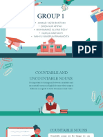 Countable and Uncountable Nouns