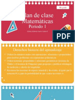 Presentación Plan Clase Matemáticas 9 Período 1