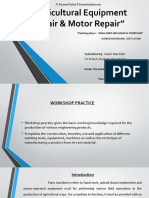 "Agricultural Equipment Repair & Motor Repair'': A Powerpoint Presentation On