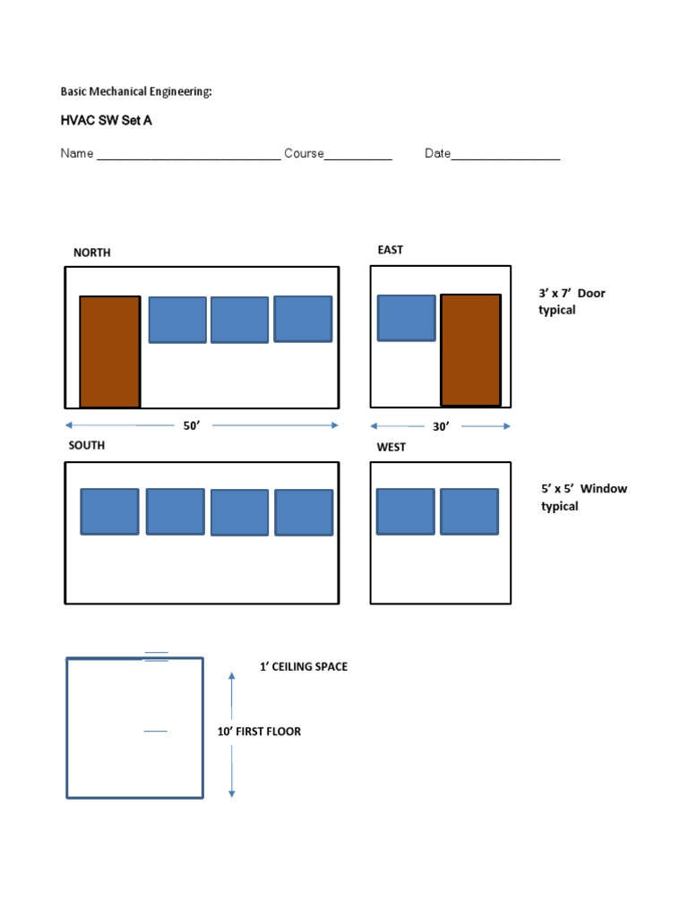 HVAC Quiz A1 PDF Building Insulation Window