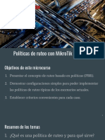 Políticas de Ruteo Con MikroTik RouterOS