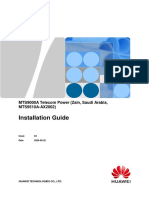 MTS9000A Telecom Power Installation Guide (Zain, Saudi Arabia, MTS9510A-AX2002)