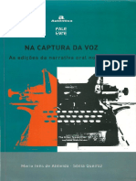 Na Captura Da Voz - As Edições Da Narrativa Oral No Brasil