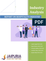 Industry Analysis: Report On Hospitality Industry