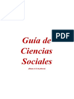Guía de Ciencias Sociales