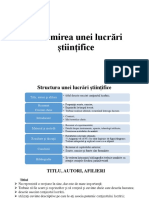 Prezentare Redactare Lucrare Stiintifica