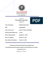 "Internship Programme": A Report On