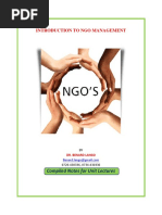 Introduction To Ngo Management Compiled