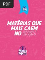 Matérias Que Mais Caem No Enem