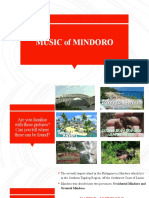 MUSIC of MINDORO