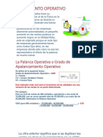 APALANCAMIENTO OPERATIVO Ejercicios