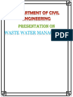 Waste Water Treatment Techniques