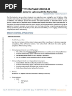 Ultraconductive Coating E1006760-61: Ultraconductive Spray For Lightning Strike Protection