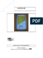 Manual Audiolab A3.1 Espanol