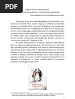 Próspero Fortuna, de Abel Botelho - um romance de tese republicana no centenário da sua publicação