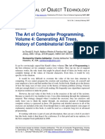 The Art of Computer Programming, Volume 4: Generating All Trees, History of Combinatorial Generation