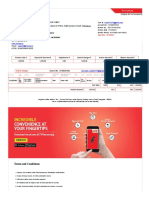 Original Receipt for Internet Services