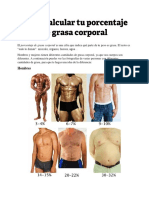 Como Calcular Tu Porcentaje de Grasa Corporal