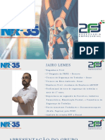 TREINAMENTO DE NR-35 - 2F Assessoria