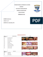Códigos CIE-10 y procedimientos odontológicos