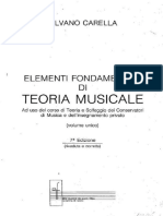 Silvano Carella Elementi Fondamentali Di Teoria Musicale