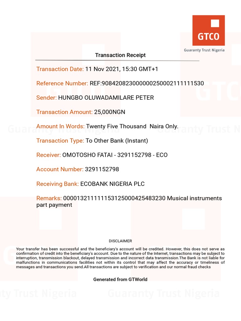 Understanding Transaction Remarks | PDF
