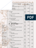 GJ-1 Cash Account Summary