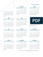 2022 Calendar One Page