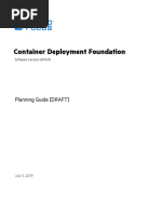 Container Deployment Foundation: Planning Guide (DRAFT)