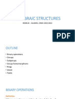 Algebraic Structures