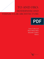 2013 - To and Fro. Modernism and Vernacular Architecture