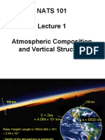 NATS 101 Atmospheric Composition and Vertical Structure