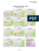 Calendario Escolar 21-22