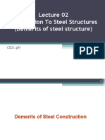 Lecture 02 - Introduction To Steel Structures (Demarits of Steel Construction)