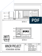 Minor Project: Kitchen Design - Sections