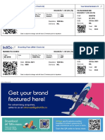 6E 2516 1545 Hrs Zone 1 29E: Boarding Pass (Web Check In)