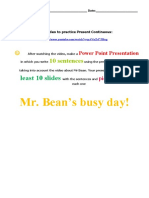 Mr. Bean's Busy Day!: at Least 10 Slides