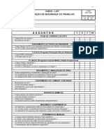 Checklist inspeção segurança trabalho