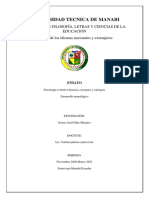 Proyecto de Medio Ciclo de Psicologia Evolutiva Ensayo-Giler Muentes Jeison Ariel