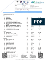 Essential Body Checkup Package-1: Complete Haemogram Test Erythrocytes