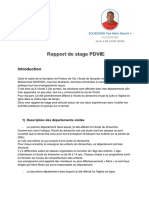 Rapport de Stage PDVIE