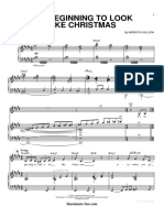 It S Beginning To Look Like Christmas Sheet Music Michael Buble (SheetMusic Free - Com)