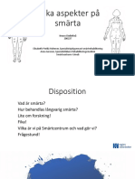 Smärta - Smärtarehabilitering